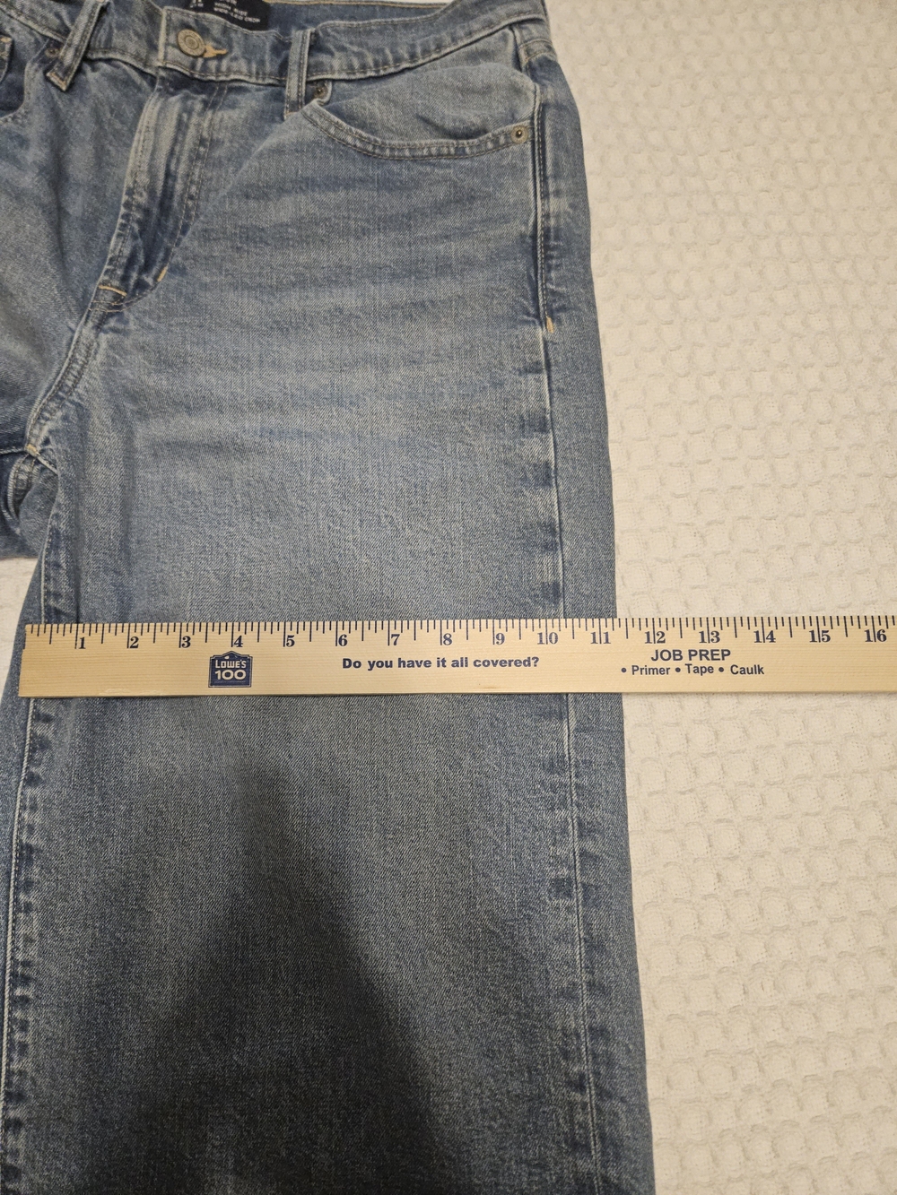 Womens GAP High Rise Wide-Leg Croppoed Jeans Lot 2 Dark Wash/Washed Size 12/31R. - Picture 14 of 16